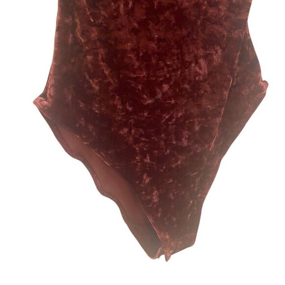Women’s out from Under urban outfitters burgandy strapless bodysuit medium - Picture 6 of 6